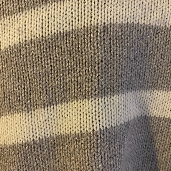 Business Casual Grey Striped Sweater - Picture 2 of 3